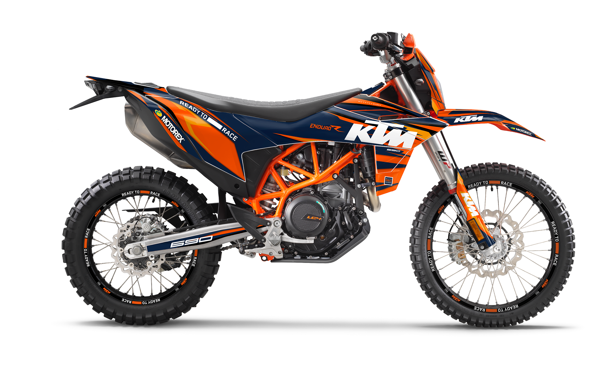 KTM 690 Enduro R 2026 GRAPHICS - "Colibri" (Orange) - MotoProWorks