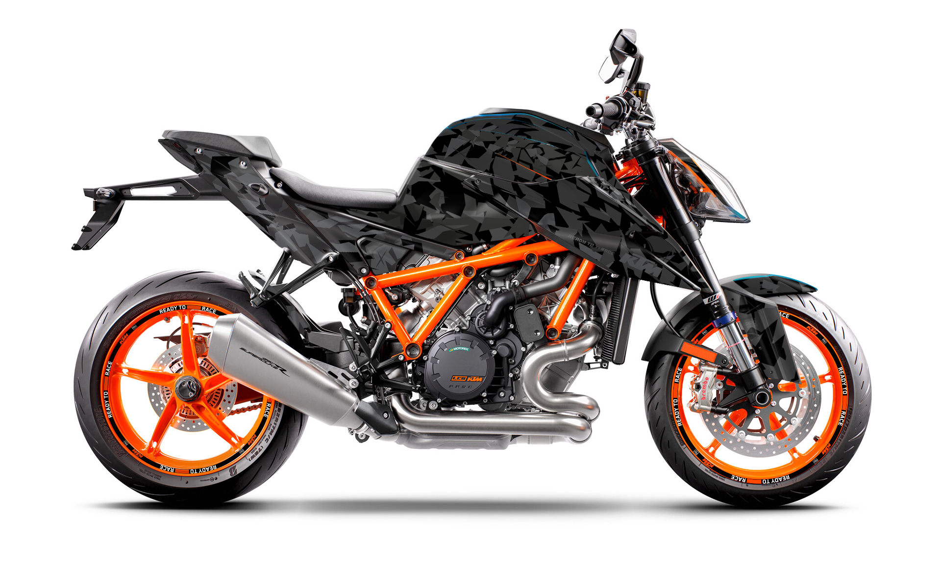 KTM 1290 Super Duke R GRAPHICS - "Flake" (Stealth) - MotoProWorks