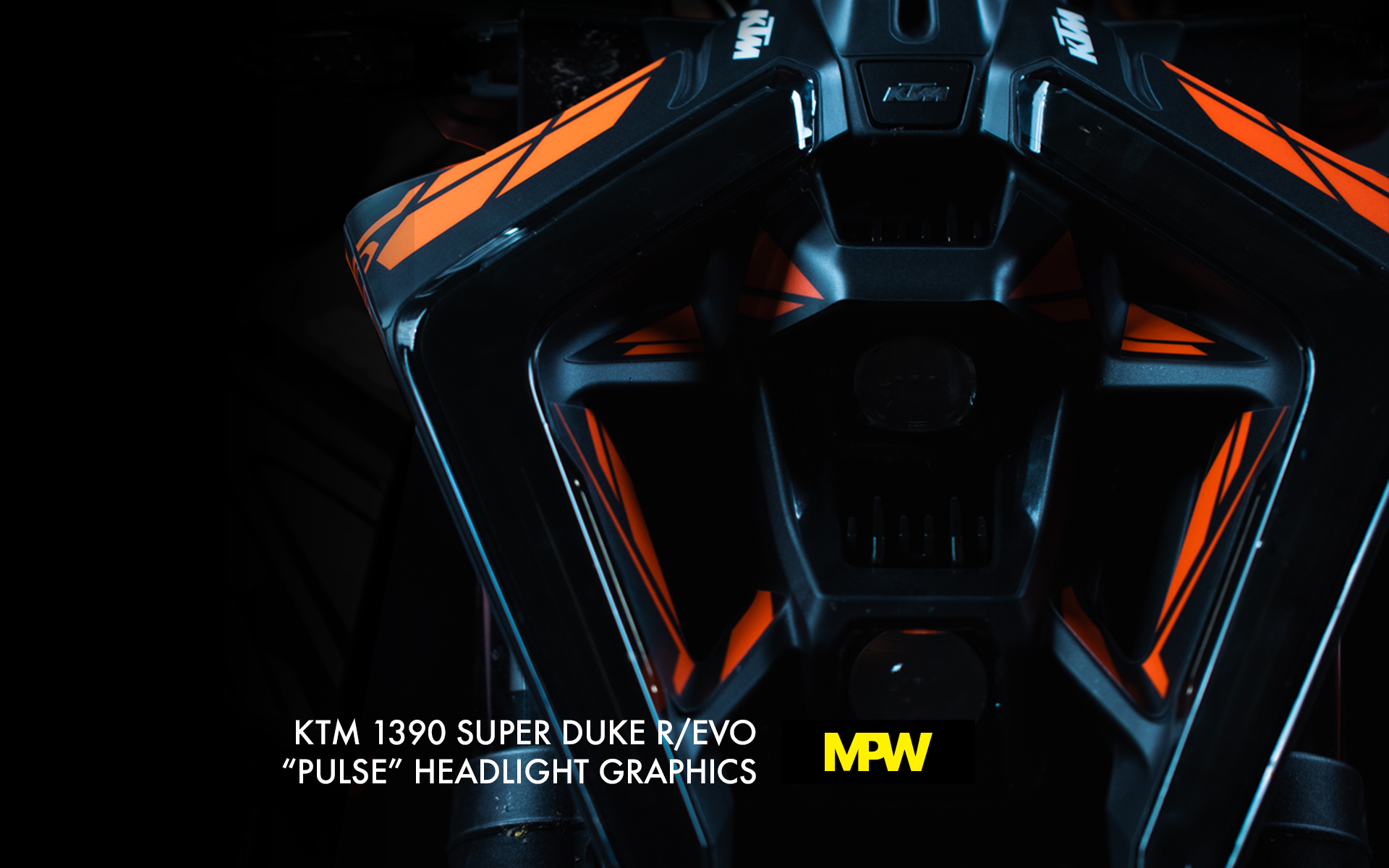 Headlight Graphics - "Pulse" - KTM 1390 Super Duke R/Evo - MotoProWorks