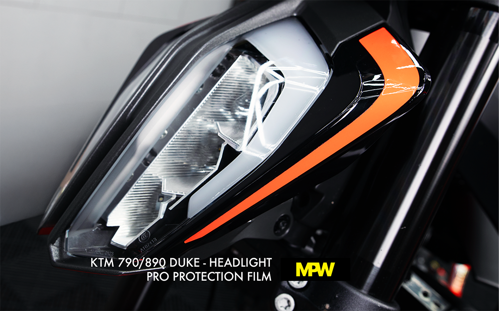 KTM 790/890 Duke Headlight Pro Protection Film (PPF) - MotoProWorks