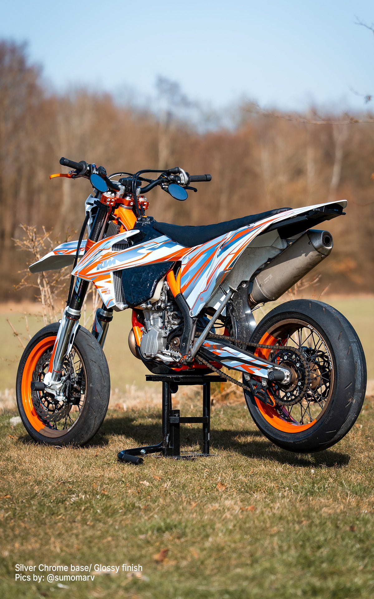 KTM SX / SX-F GRAPHICS - “Ripple” (Marv Chrome)