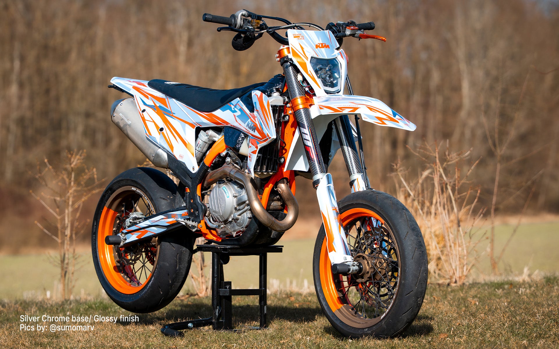 KTM SX / SX-F GRAPHICS - “Ripple” (Marv Chrome)