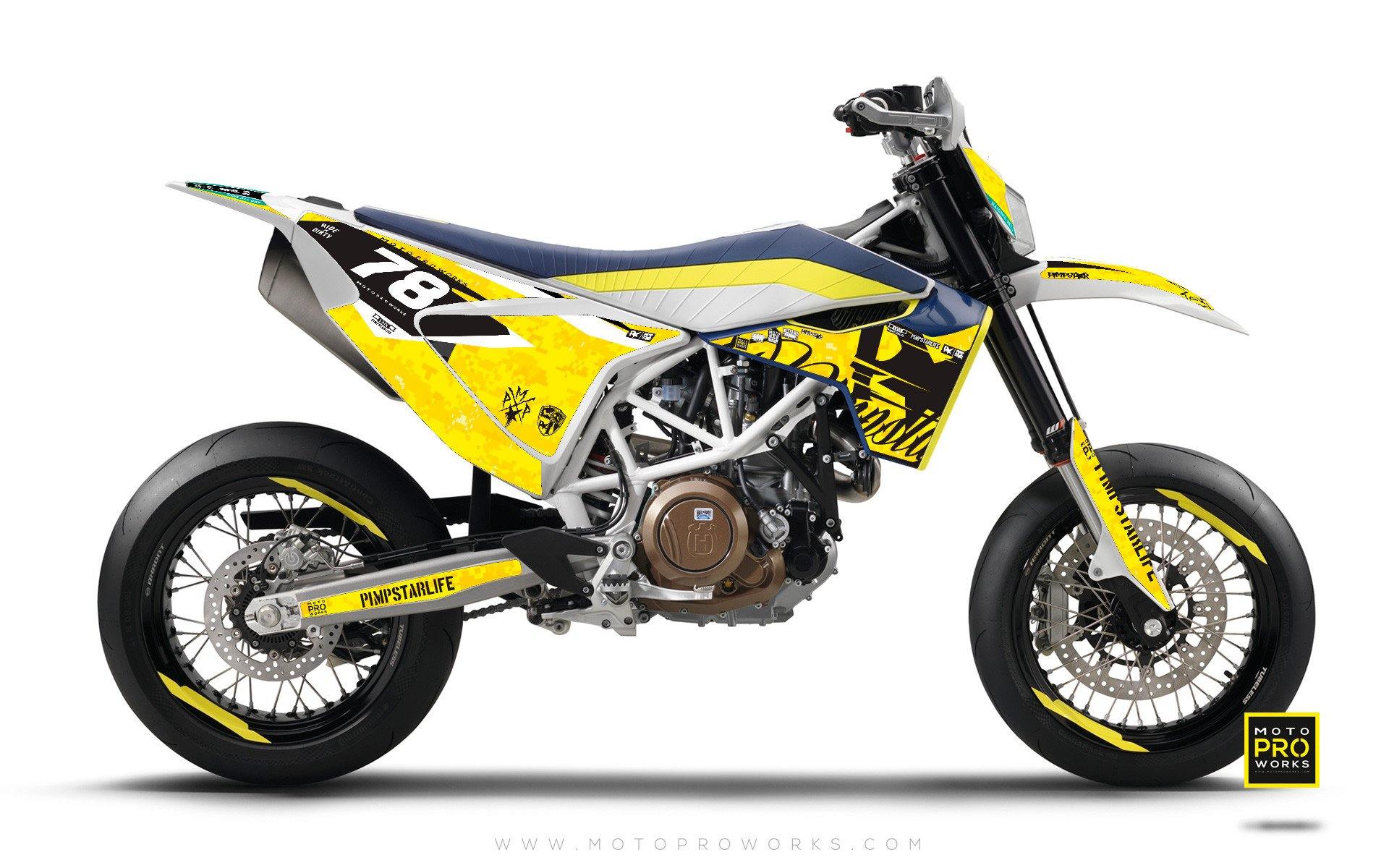 Husqvarna 701 Enduro Graphics - "MARPAT" (yellow) - MotoProWorks
