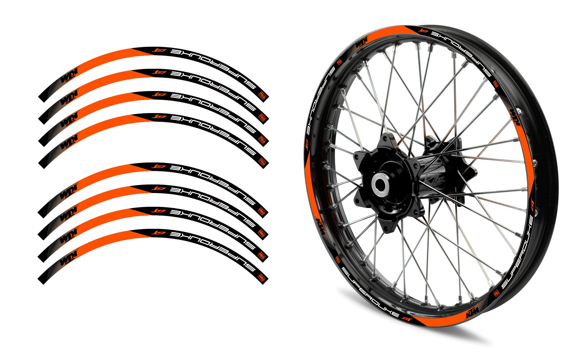 Liserés de jantes KTM Super Duke GT – Orange
