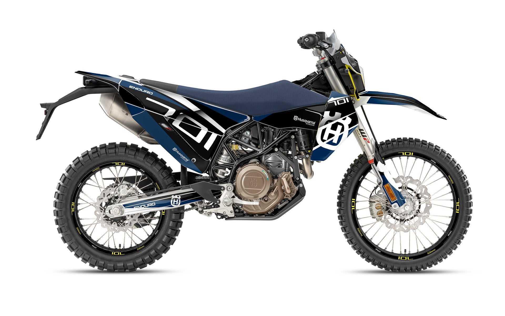 Husqvarna 701 Enduro 2026 GRAPHICS - "MarkSeven" (Blue) - MotoProWorks