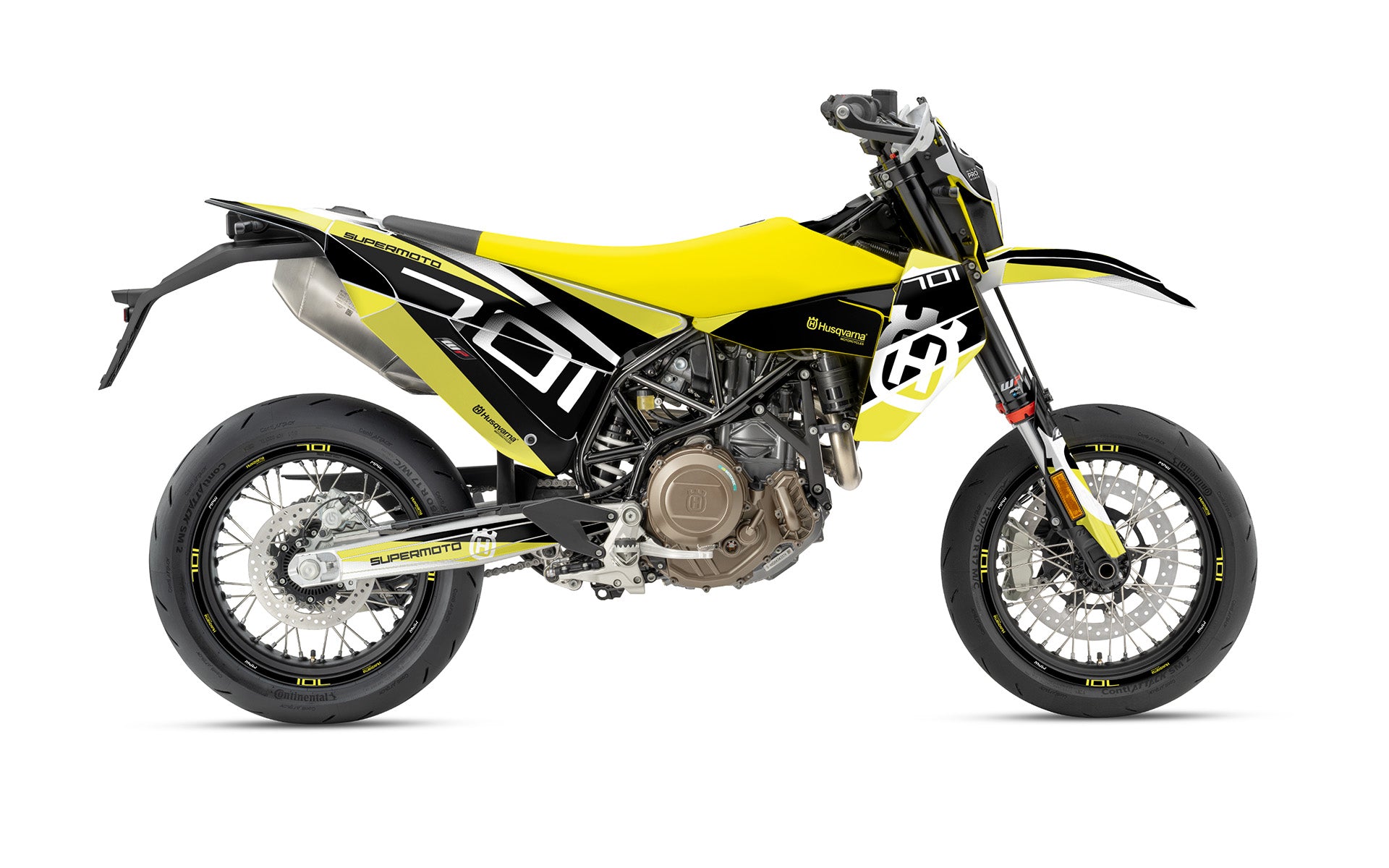 Husqvarna 701 2026 GRAPHICS - "MarkSeven" (Yellow) - MotoProWorks