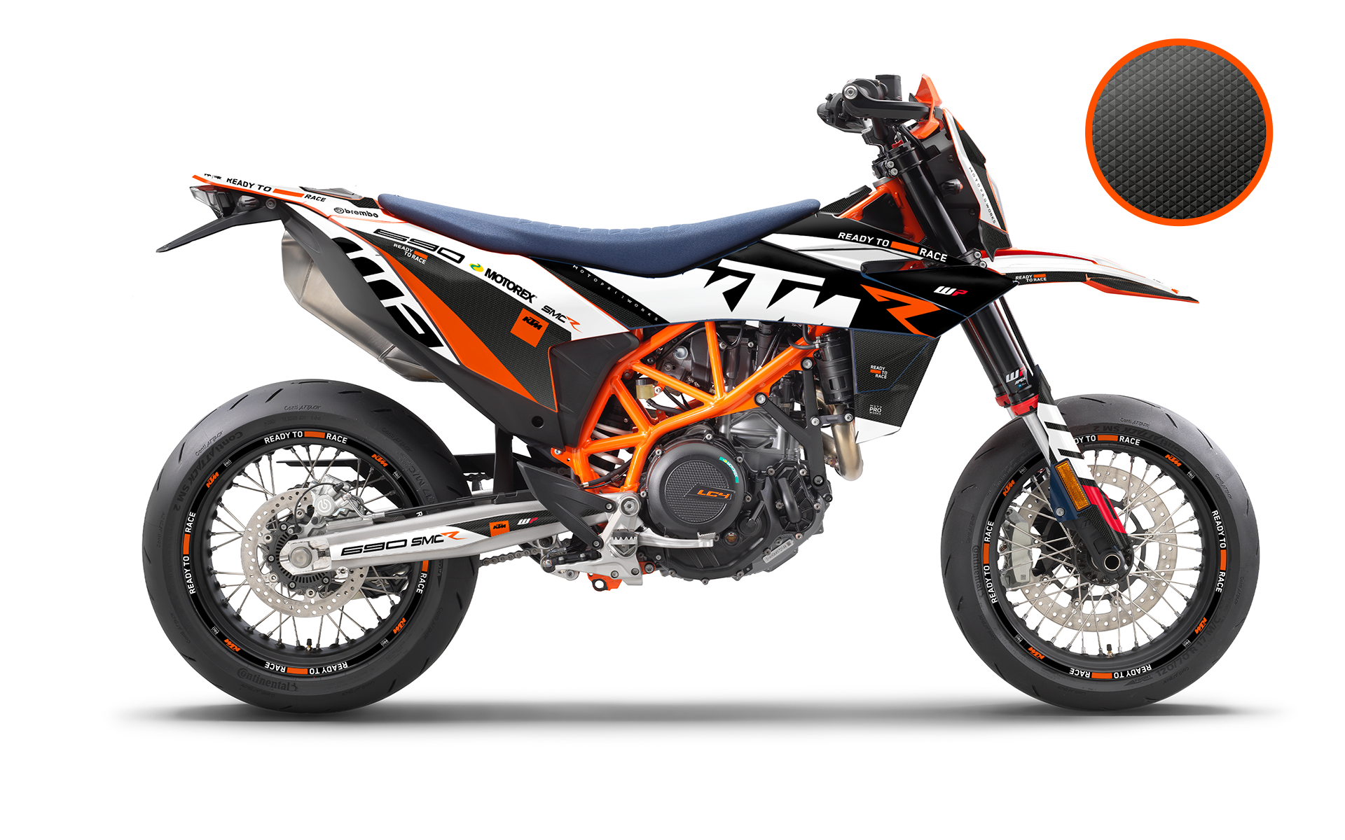 KTM 690 SMC-R 2026 GRAPHICS - "RR-Tech 2.0.2.2" (White) - MotoProWorks