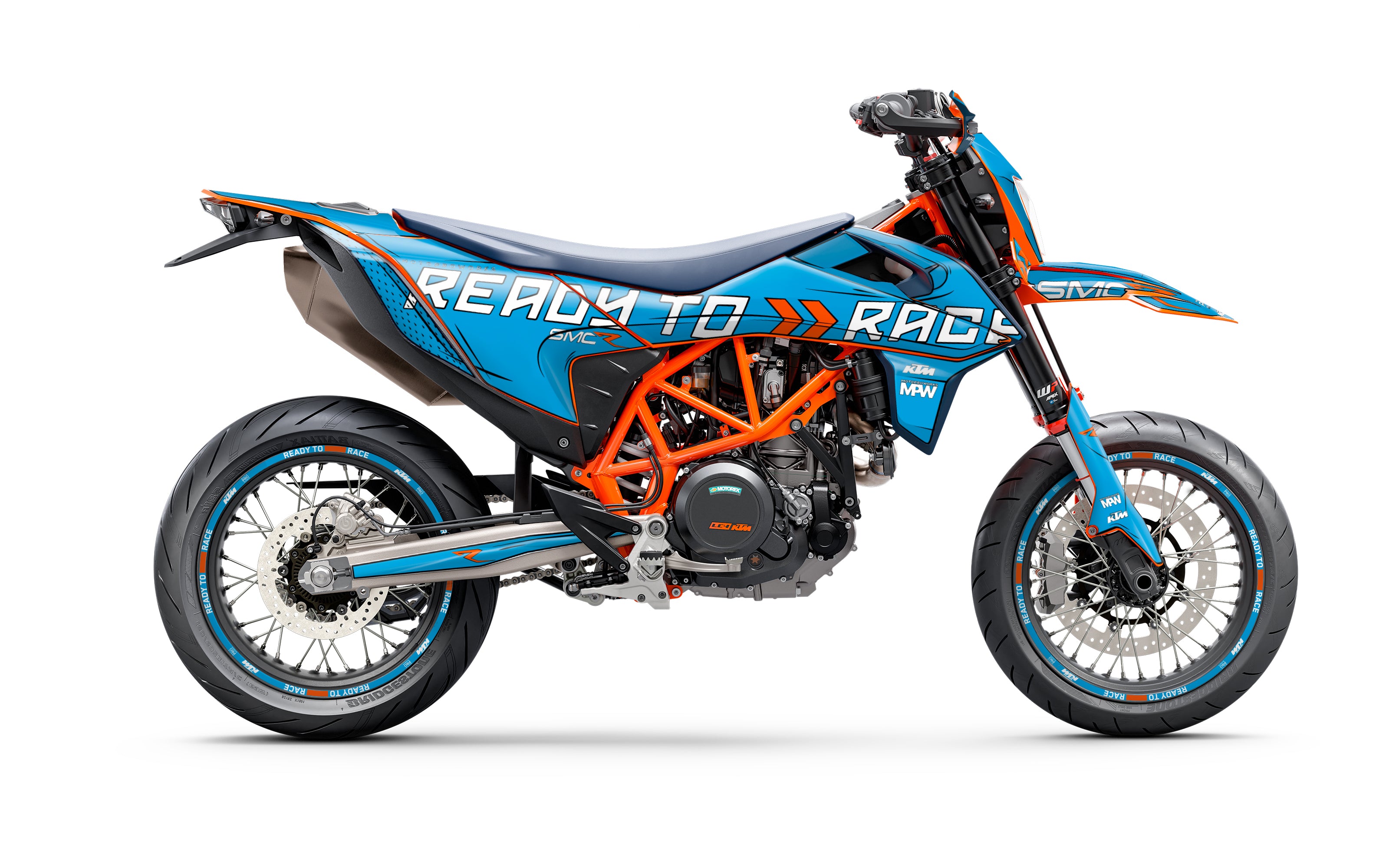 KTM ENDURO GRAPHICS - “Ready2Race-Trace“ (Blue) - MotoProWorks