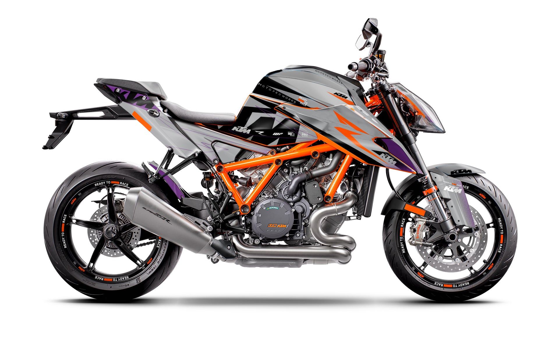 KTM 1290 Super Duke R Graphics - "Revel" (Chalk) - MotoProWorks