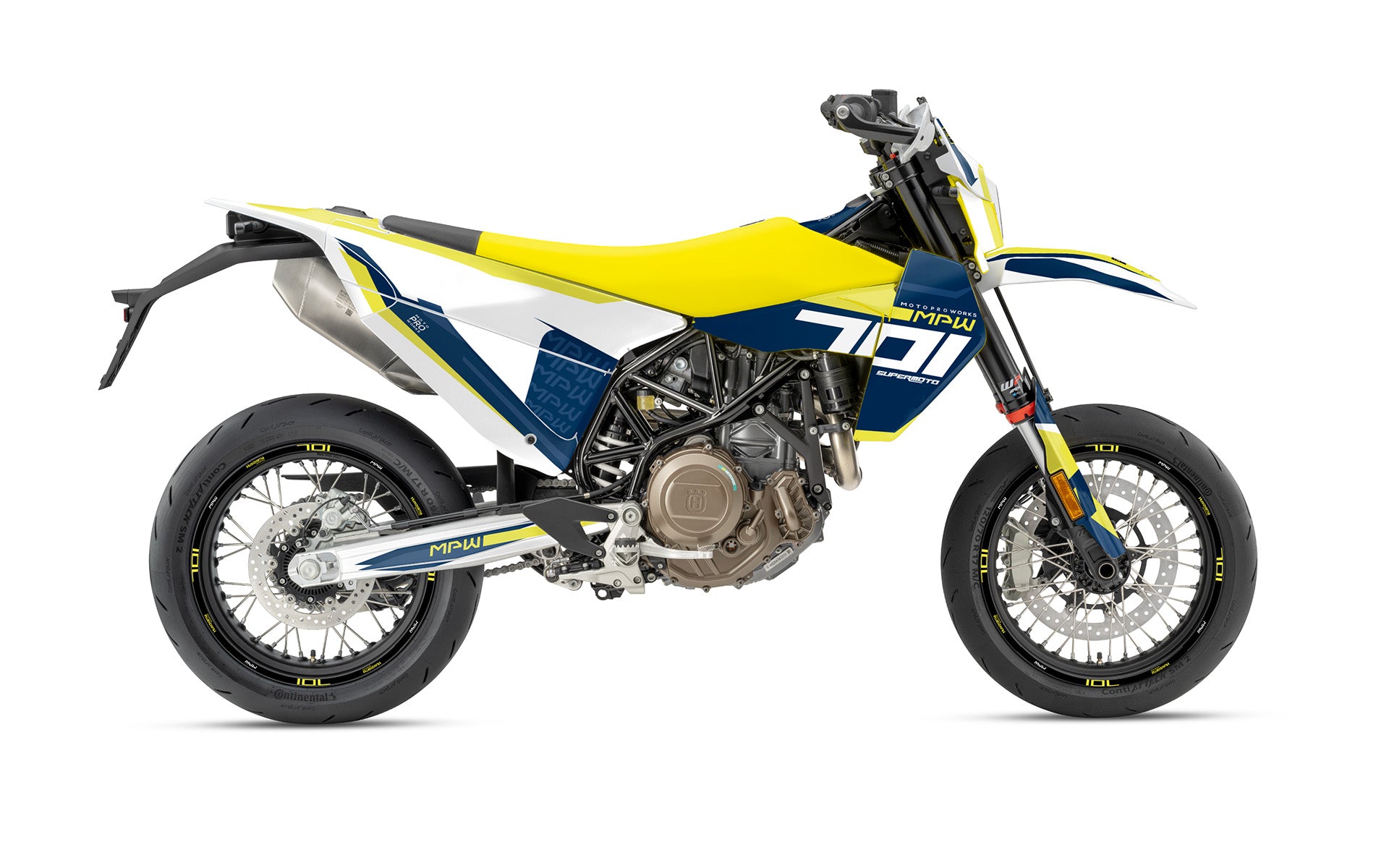 Husqvarna 701 2026 GRAPHICS - "Sevenoh" (Blue/White) - MotoProWorks