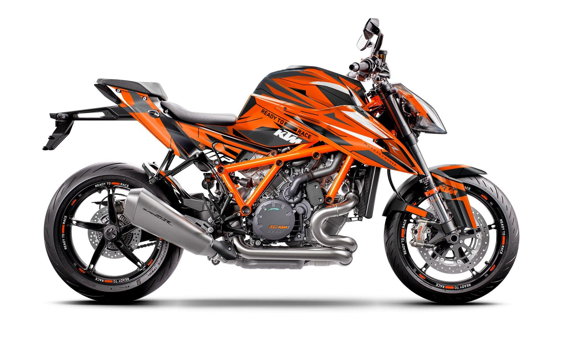 KTM 1290 Super Duke R GRAPHICS - "Shapeshifter" (Orange) - MotoProWorks