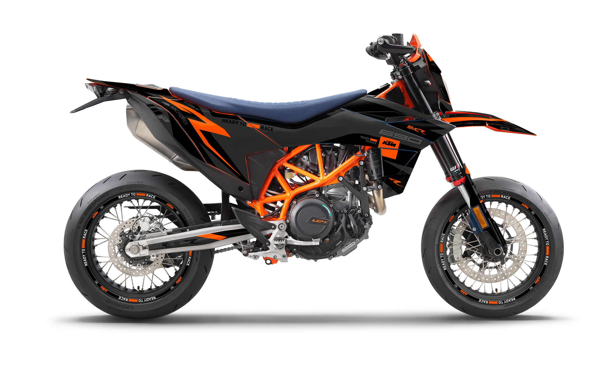 KTM 690 SMC-R 2026 GRAPHICS - "Torque Reloaded" (Black/Orange) - MotoProWorks