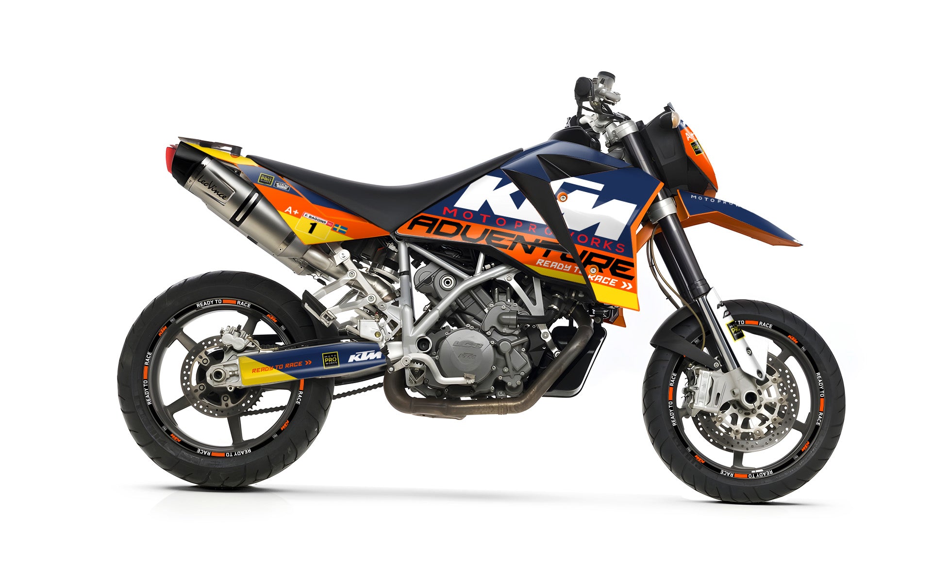 KTM 950 SM / SMR GRAPHICS - "Waypointer" (Dawn) - MotoProWorks