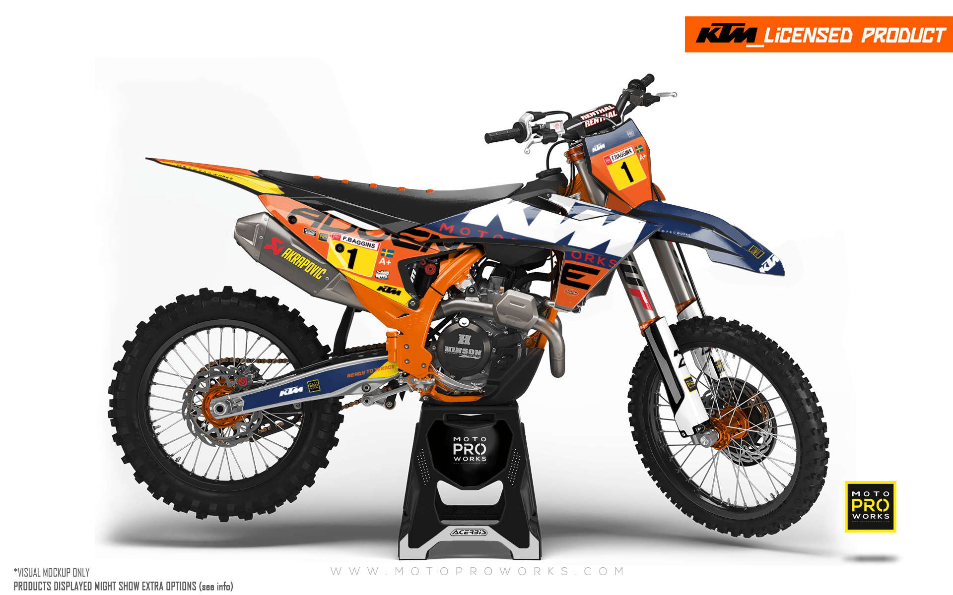 KTM XC / XC-F / XC-W GRAPHICS - "Waypointer" (Dawn) - MotoProWorks
