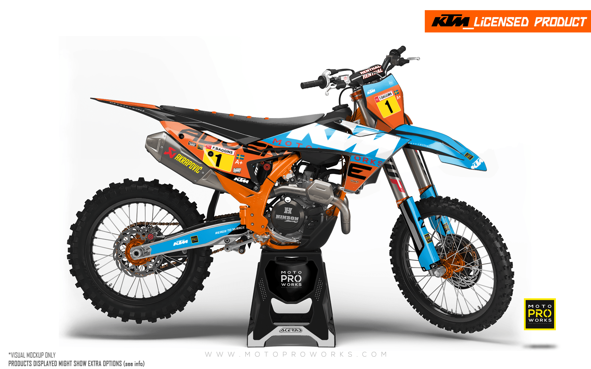 KTM SX / SX-F GRAPHICS - "Waypointer" (Ocean) - MotoProWorks