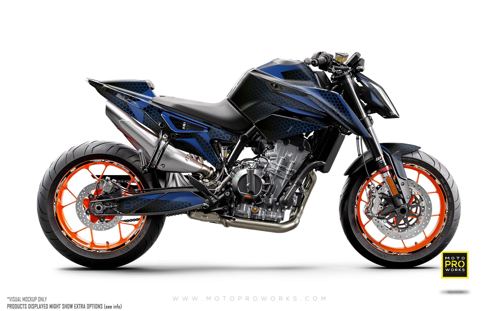 KTM 790/890 Duke GRAPHICS - "Arcane" (Blue) - MotoProWorks