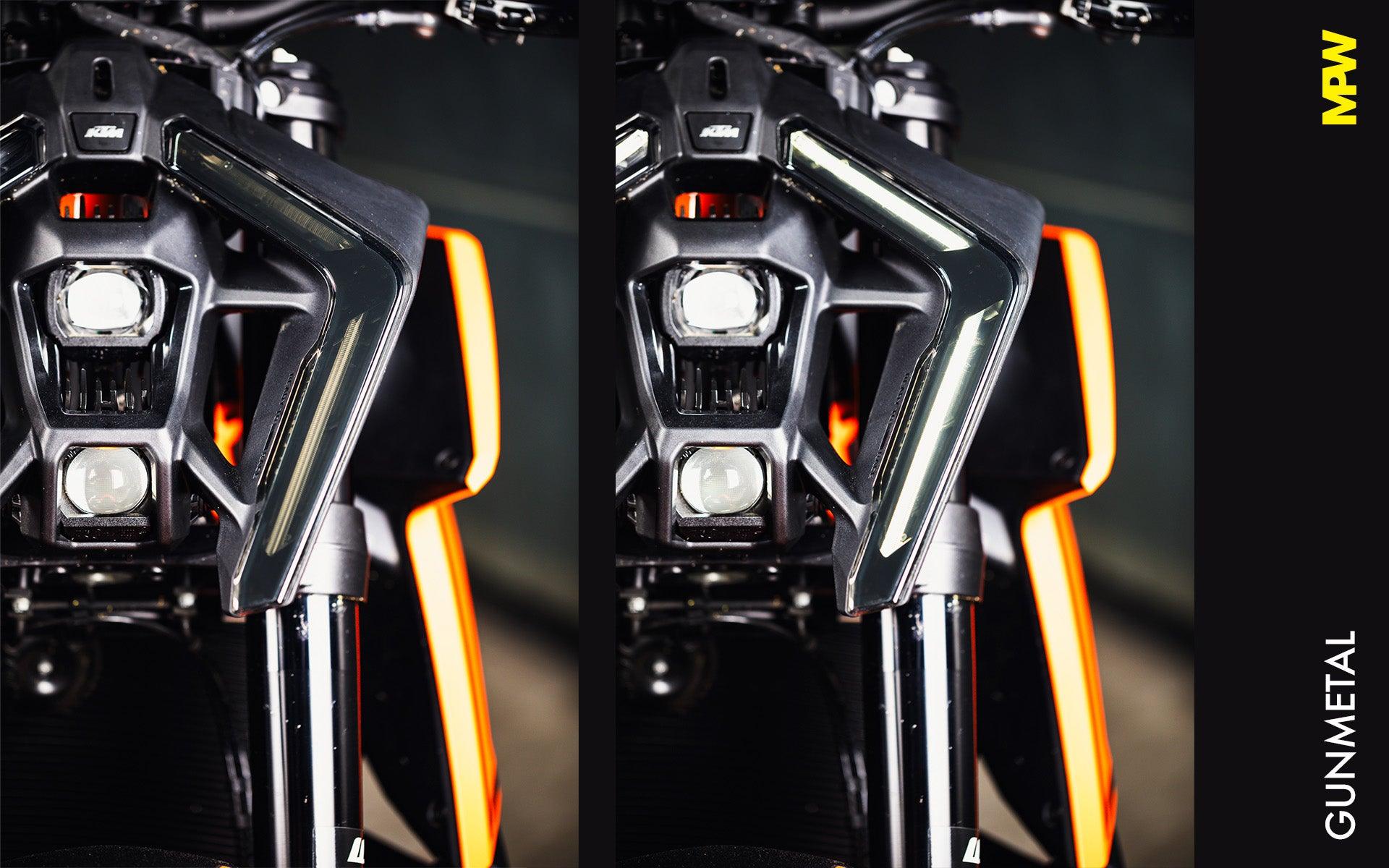 Premium Headlight Tinted Film for KTM 1390 Super Duke R/Evo - MotoProWorks