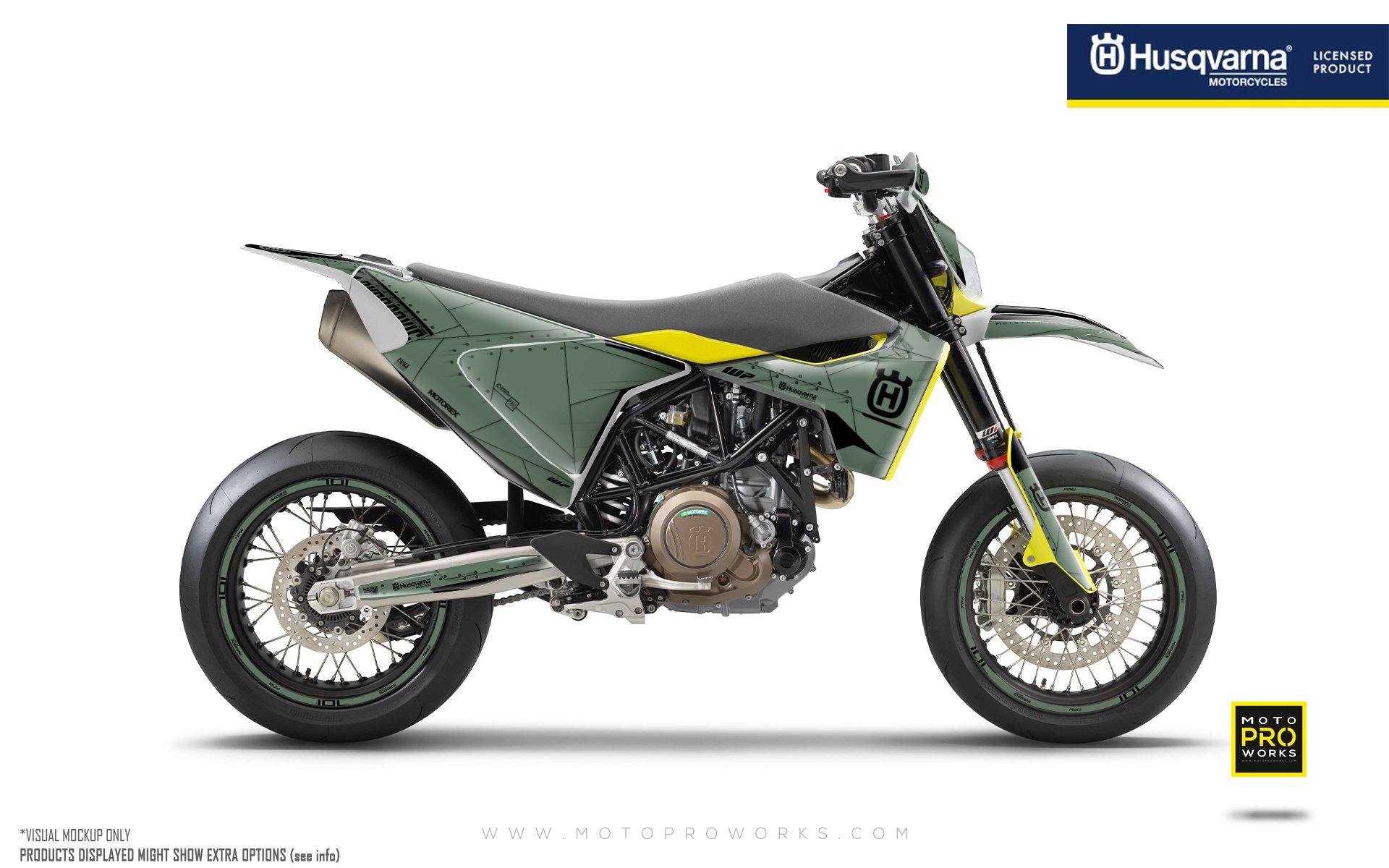 Husqvarna 701 Enduro Graphics - "Liberty" (Moss) - MotoProWorks