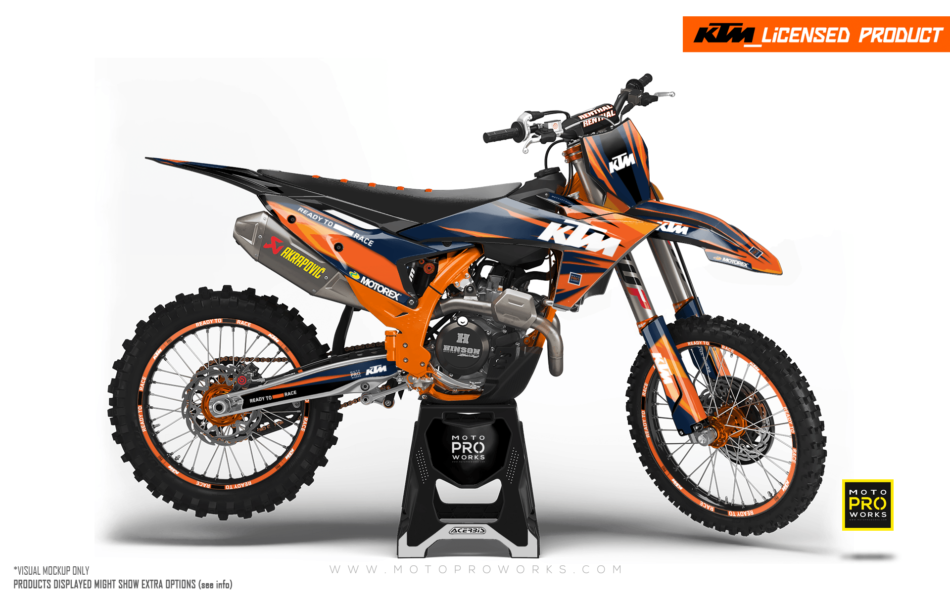 KTM SX / SX-F GRAPHICS - "Colibri" (Orange) - MotoProWorks