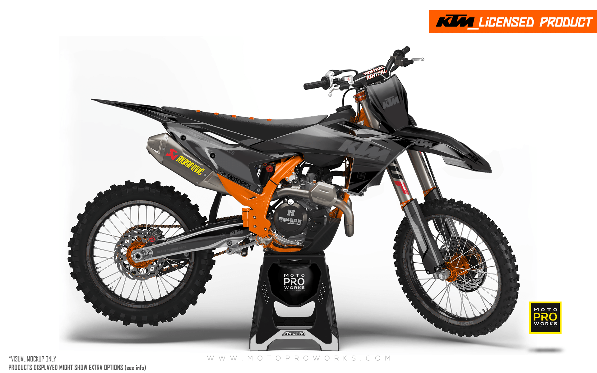 KTM XC / XC-F / XC-W GRAPHICS - "Colibri" (Stealth) - MotoProWorks