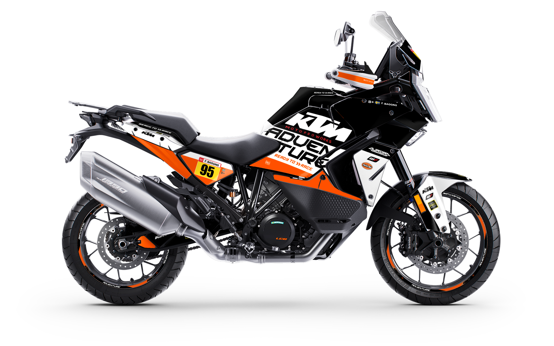 KTM 1390 Super Adventure GRAPHICS - "Waypointer" (Night) - MotoProWorks