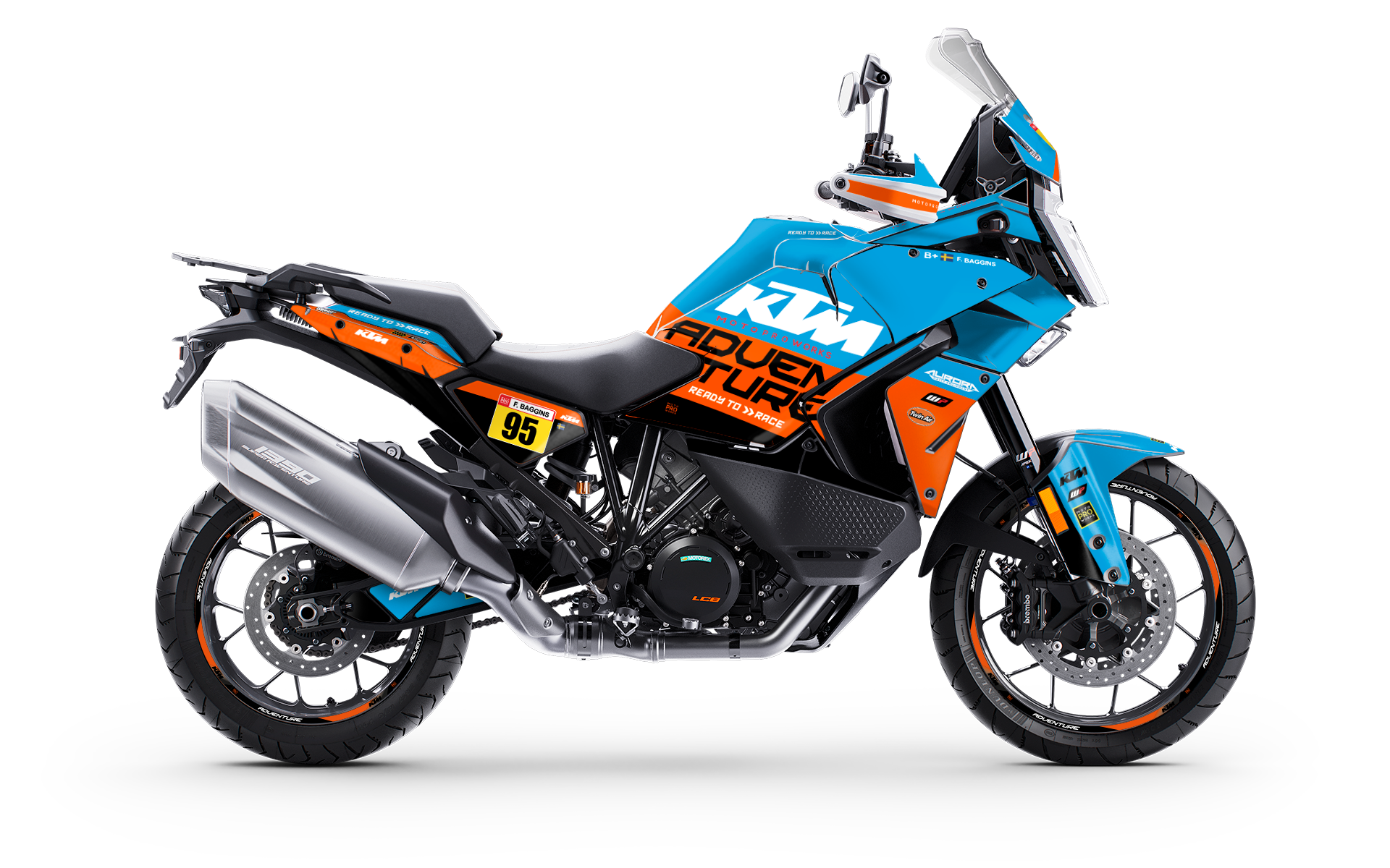 KTM 1390 Super Adventure S KITS DÉCO - "Waypointer" (Ocean)
