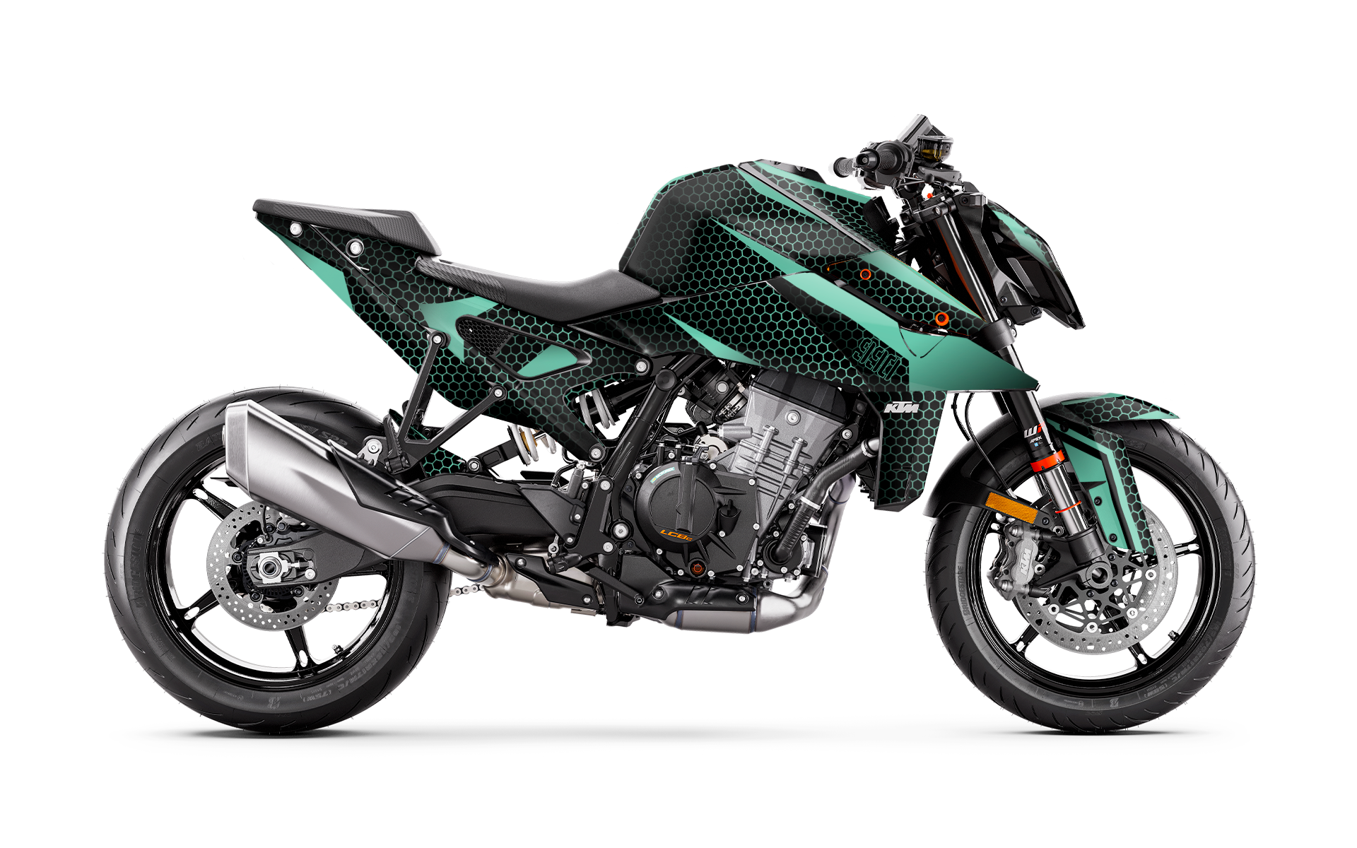 KTM 990 Duke GRAPHICS - "Arcane" (Turquoise) - MotoProWorks
