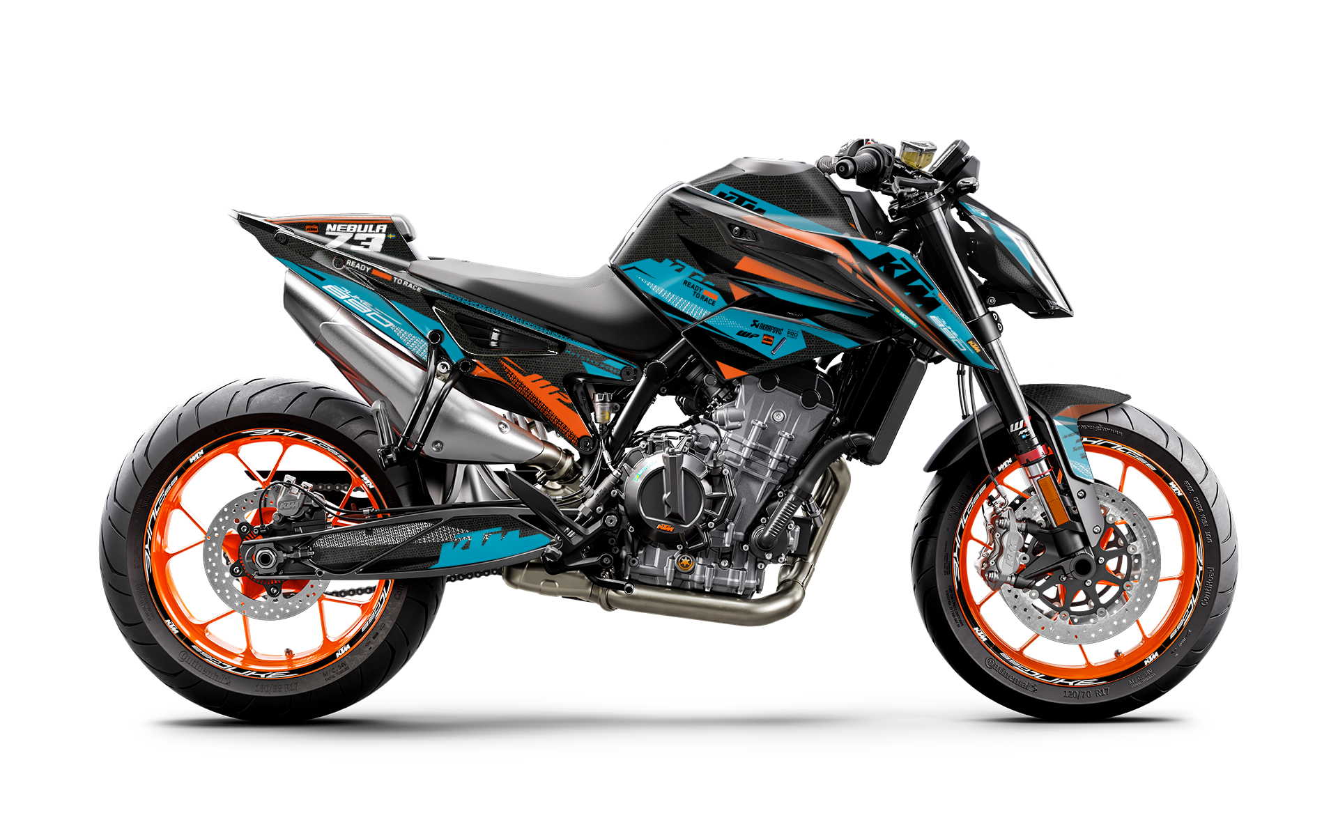 KTM 790/890 Duke GRAPHICS - "Nebula" (Blue) - MotoProWorks