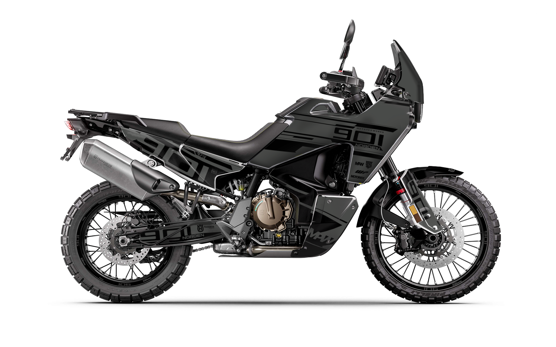 HUSQVARNA Norden 901 GRAPHICS - "Quest" (Black) - MotoProWorks