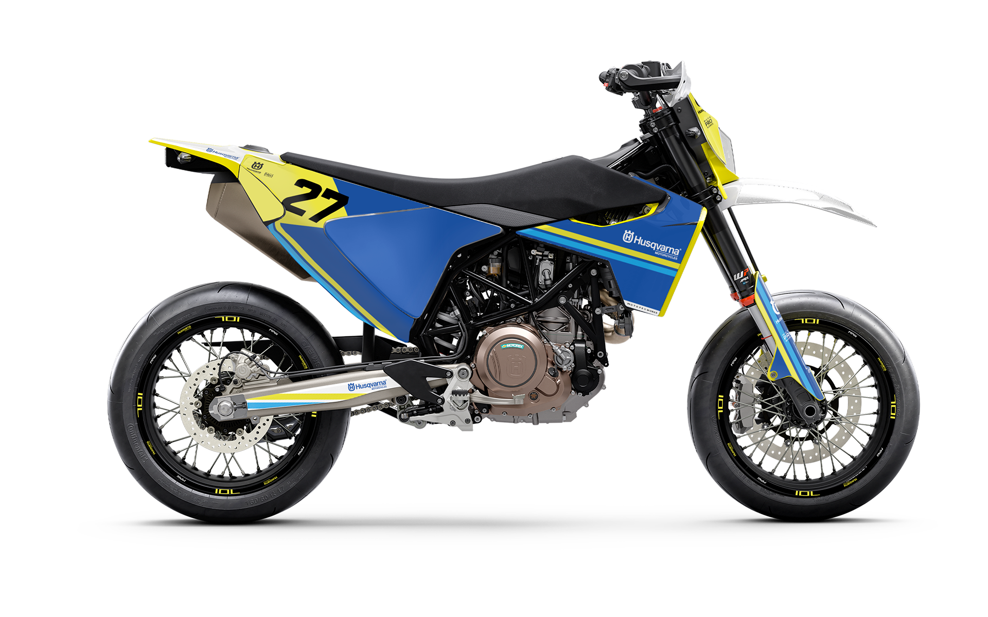 Husqvarna 701 GRAPHICS - "Duoline" (Blue) - MotoProWorks