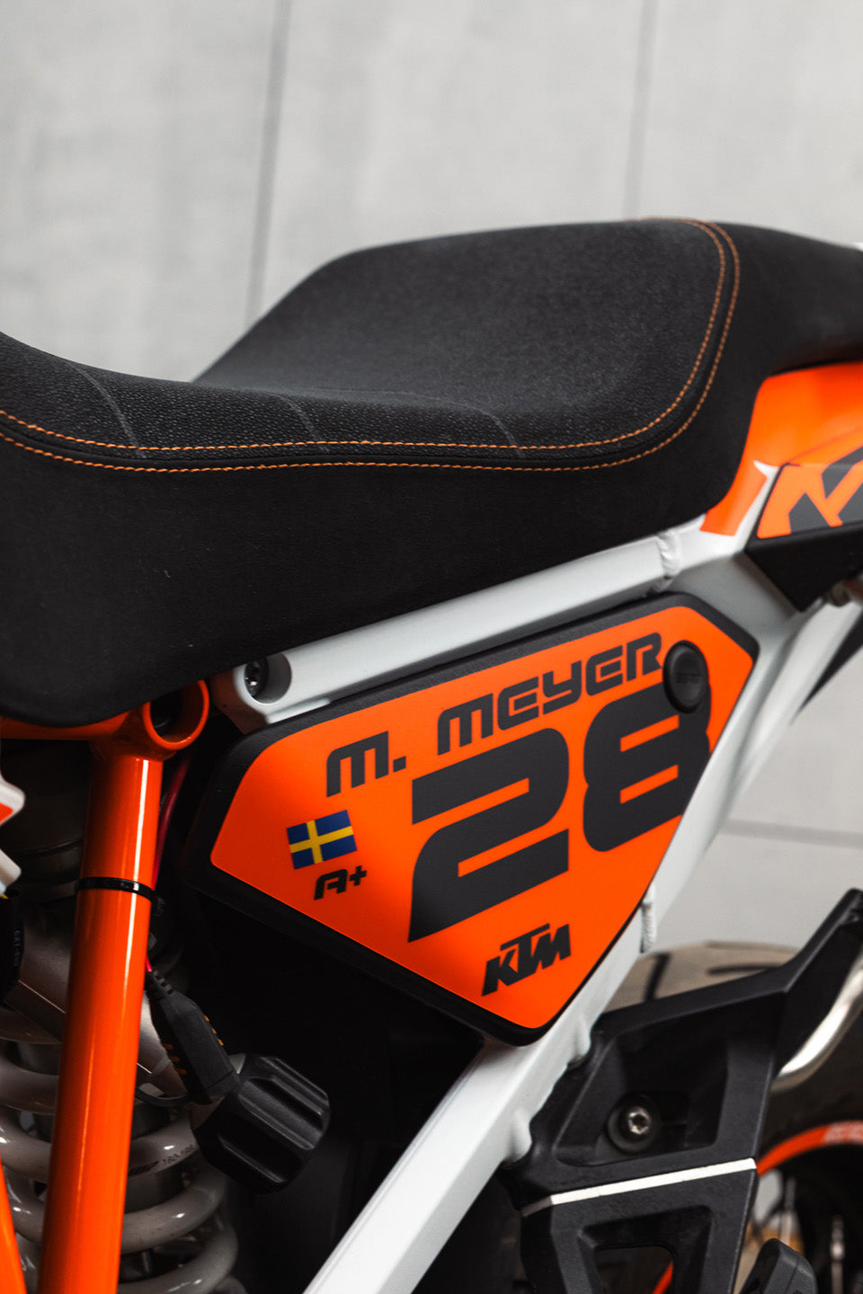 KTM 1290 Super Adventure GRAPHICS - "Fragment" (Black/Orange) - MotoProWorks