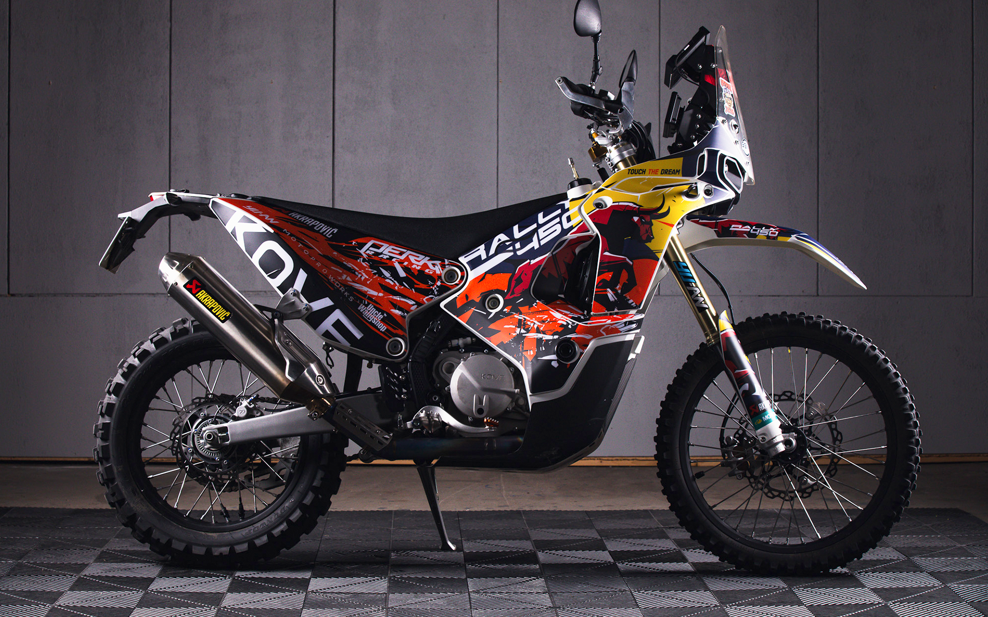 KOVE 450 Rally GRAPHICS - "Striker" (Alpha) - MotoProWorks