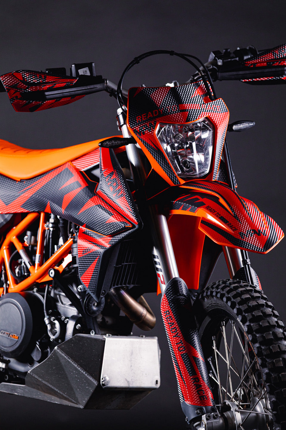 KTM 690 SMC-R GRAPHICS - "Kickdrift" (Red) - MotoProWorks
