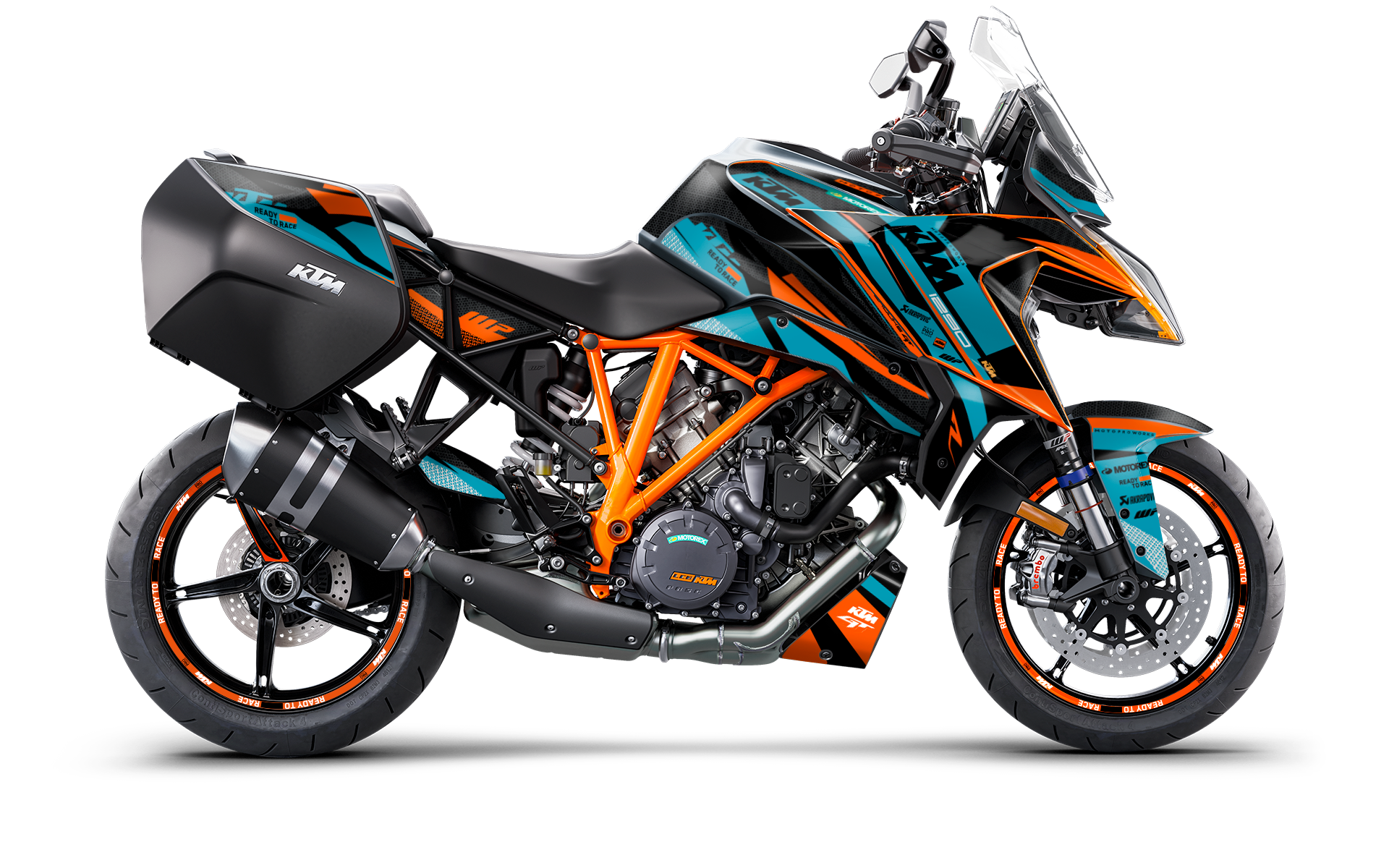 KTM 1290 Super Duke GT GRAPHICS - "Nebula" (Blue) - MotoProWorks