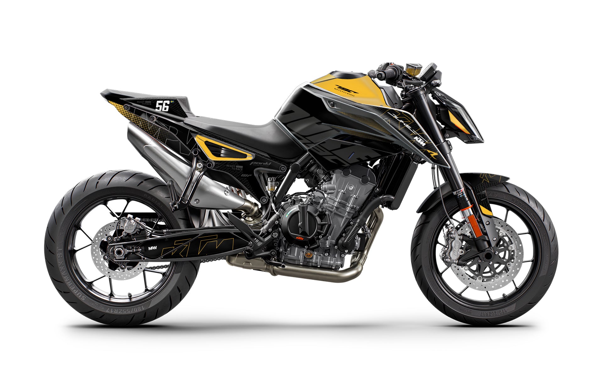 KTM 790/890 Duke GRAPHICS - “Nyro” (Gold) - MotoProWorks
