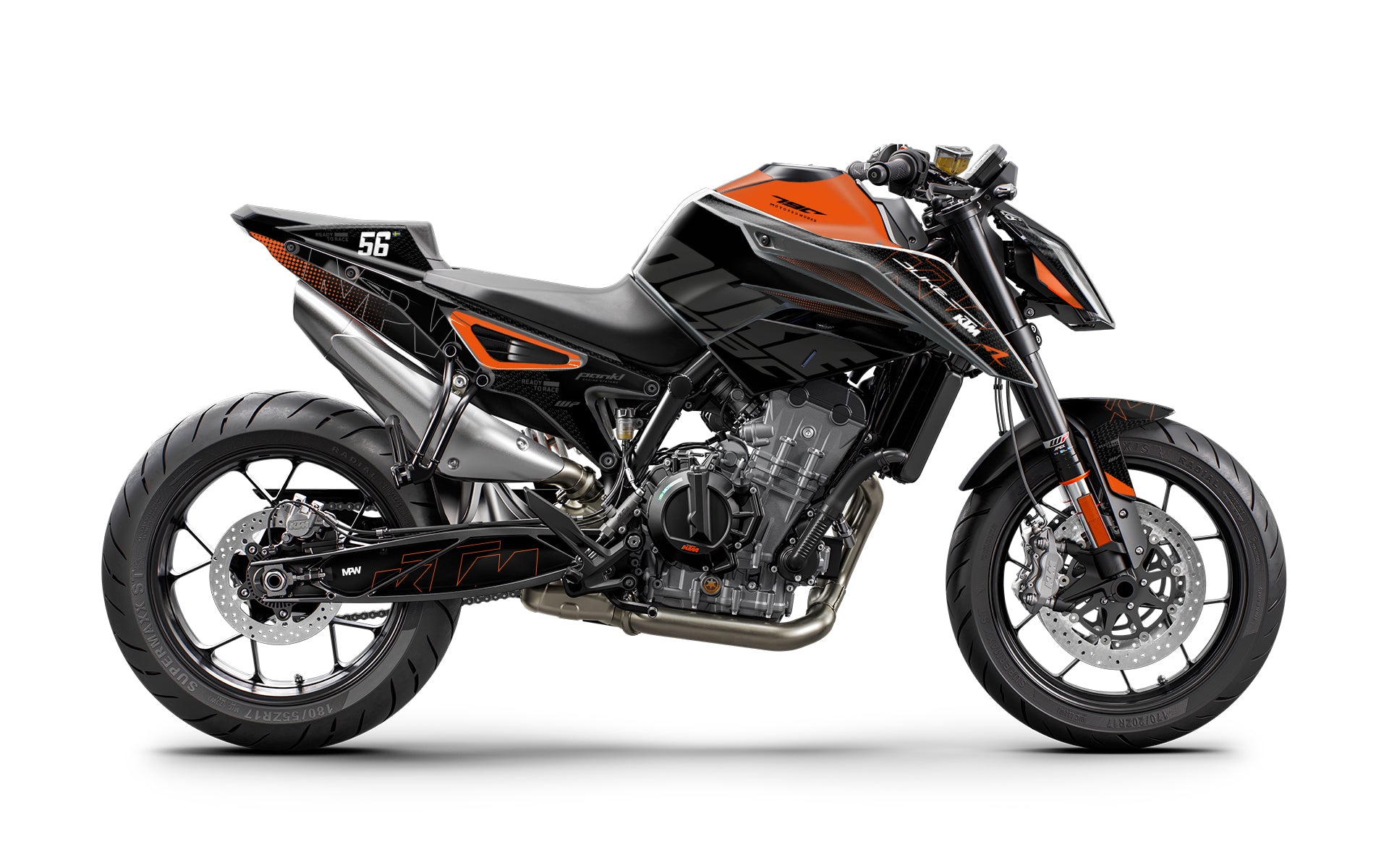 KTM 790/890 Duke GRAPHICS - “Nyro” (Orange) - MotoProWorks