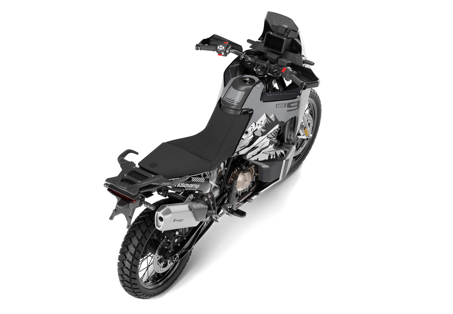 HUSQVARNA Norden 901 GRAPHICS - βOutlander" (Grey) - MotoProWorks