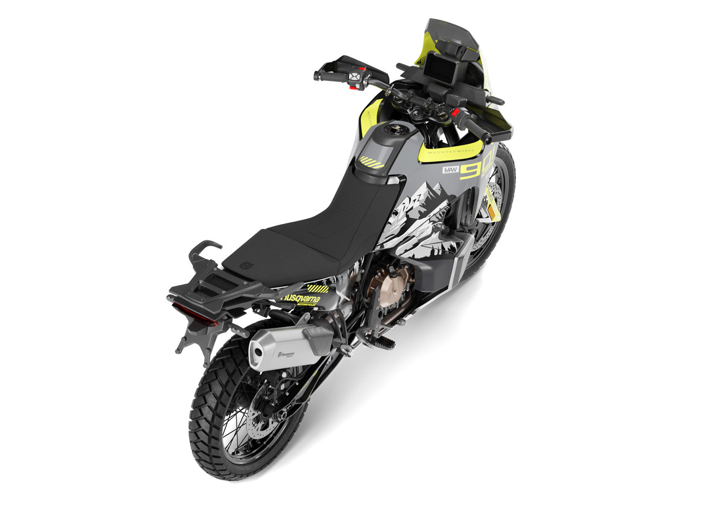 HUSQVARNA Norden 901 GRAPHICS - βOutlander" (Yellow) - MotoProWorks
