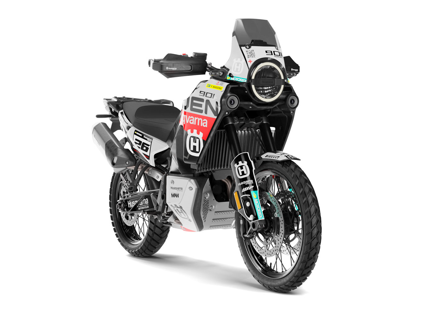 HUSQVARNA Norden 901 GRAPHICS - βP1β (Black/Red) - MotoProWorks