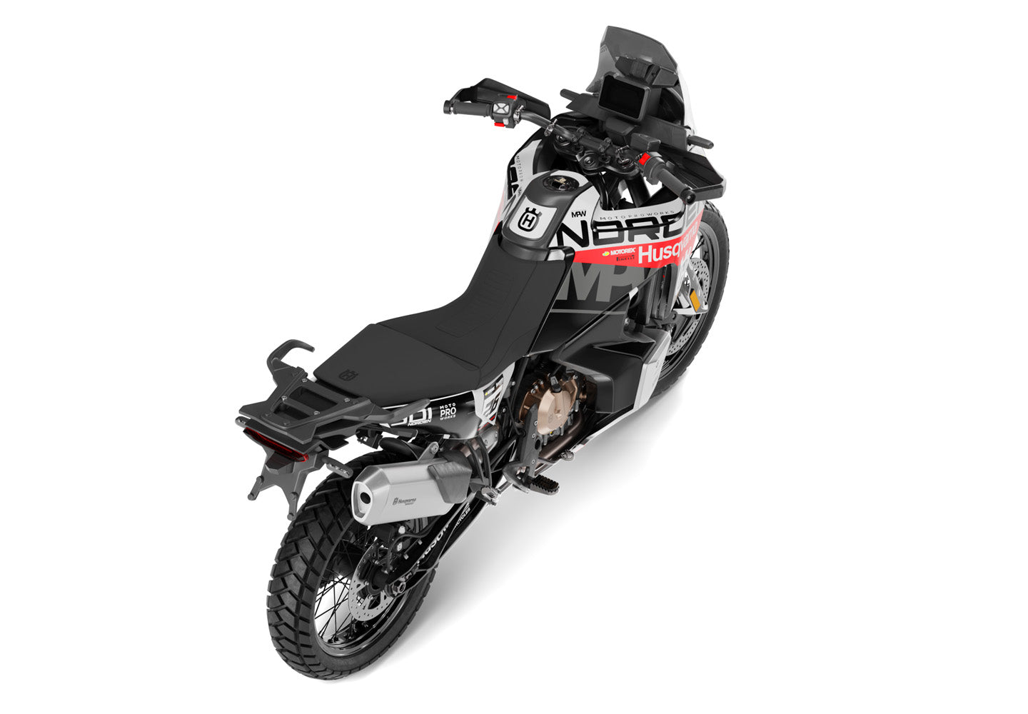 HUSQVARNA Norden 901 GRAPHICS - βP1β (Black/Red) - MotoProWorks