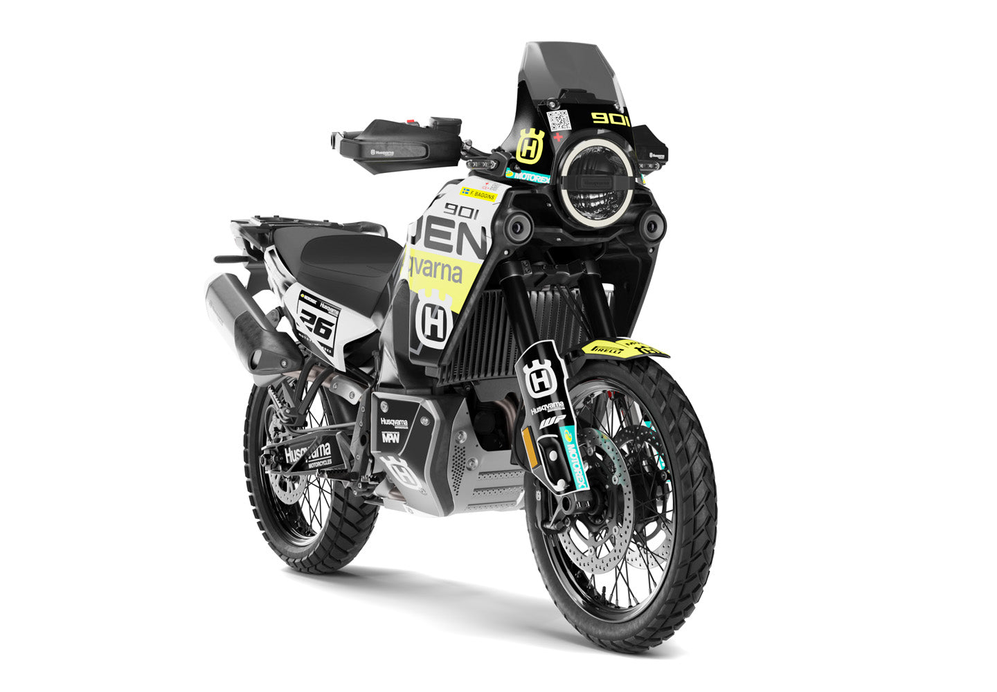 HUSQVARNA Norden 901 GRAPHICS - "P1” (Black/Yellow) - MotoProWorks