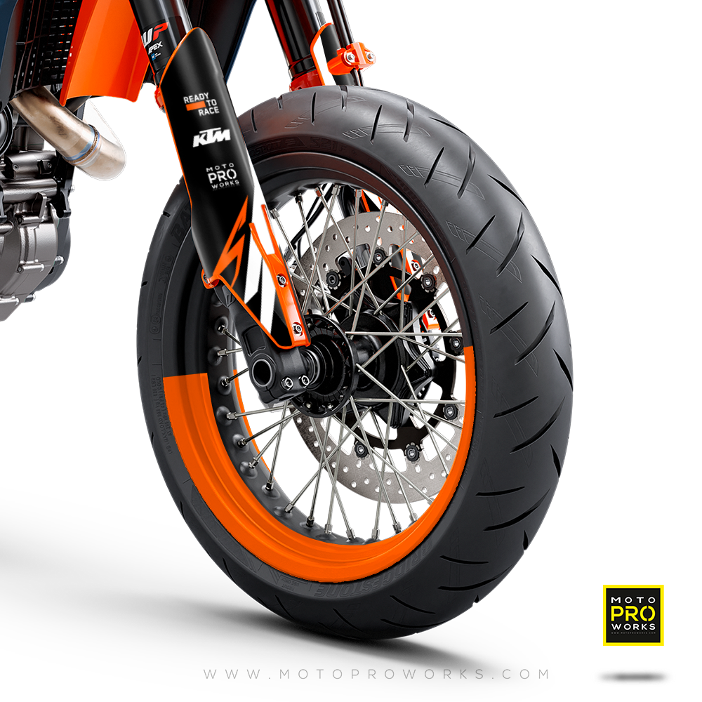 Spokeless 50/50 - Supermoto Rim Wraps - MotoProWorks