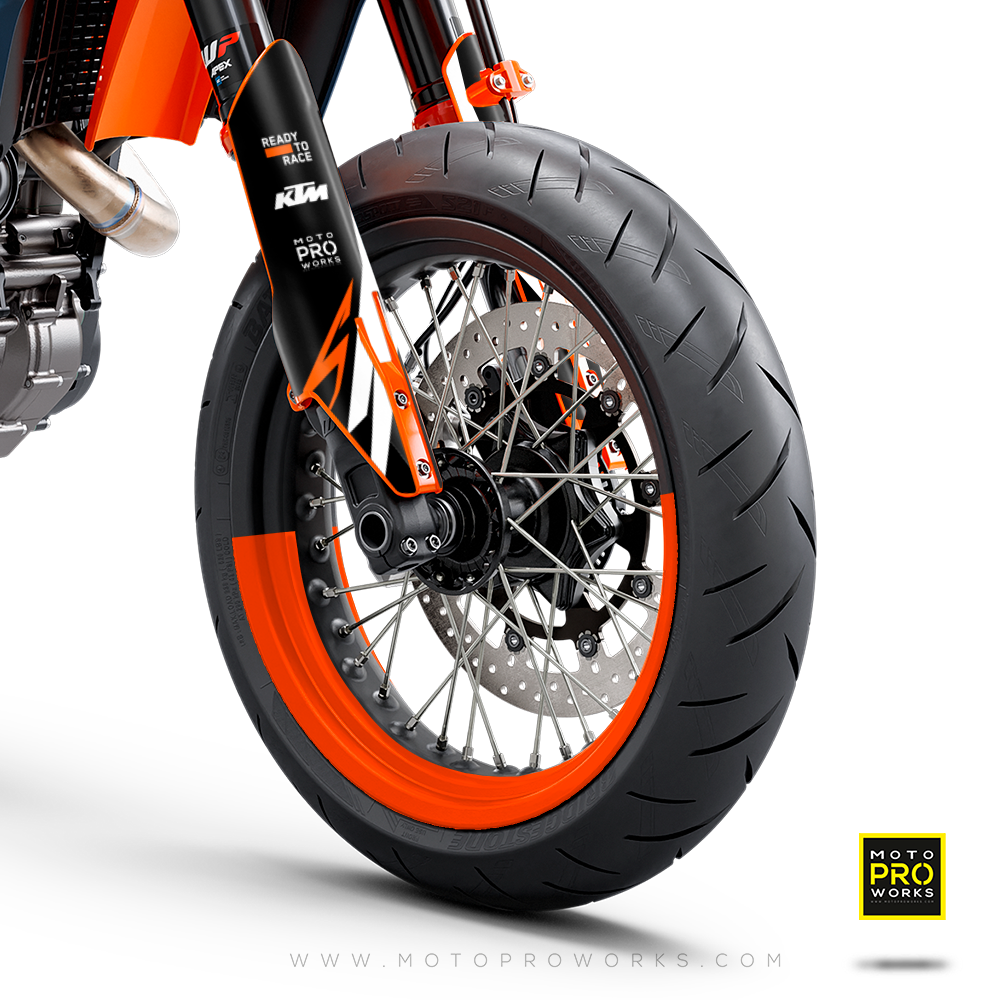 Spokeless 50/50 - Supermoto Rim Wraps - MotoProWorks