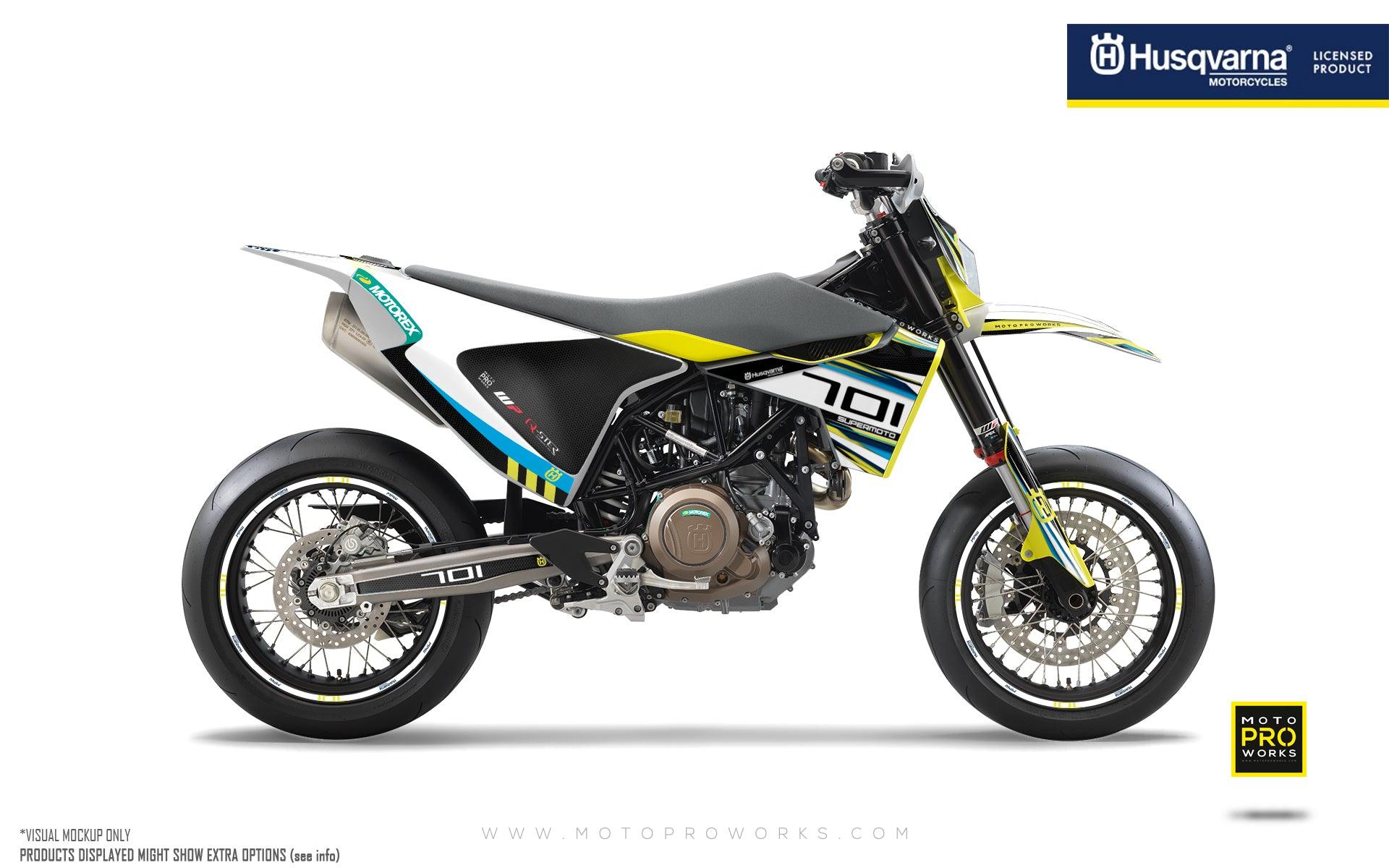 Husqvarna 701 Enduro Graphics - "Vortex" (Qster) - MotoProWorks
