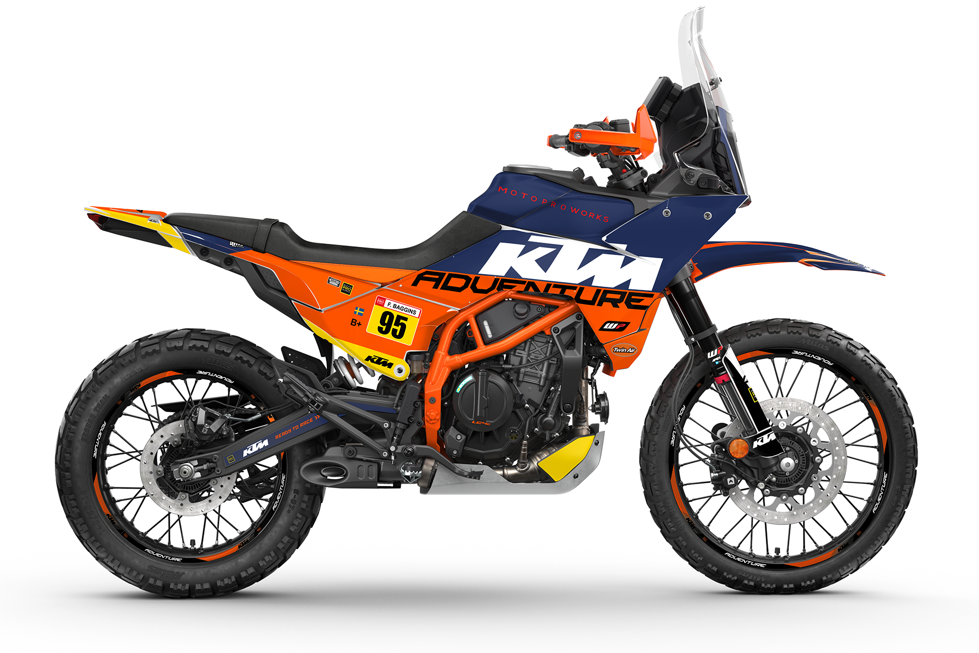 KTM 390 Adventure R / X GRAPHICS - "Waypointer" (Dawn) - MotoProWorks
