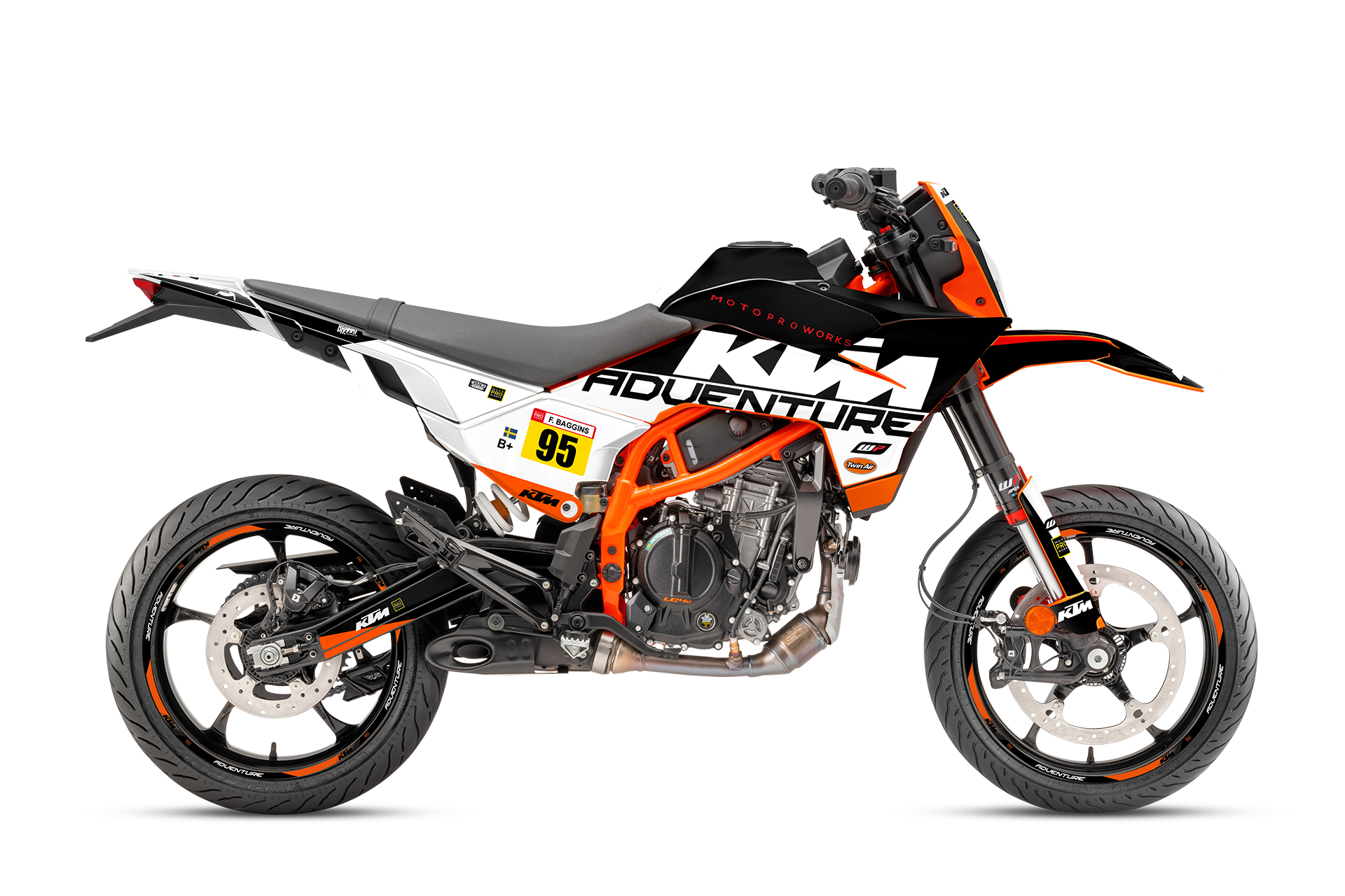 KTM 125 SMC-R GRAPHICS - "Waypointer" (Night) - MotoProWorks