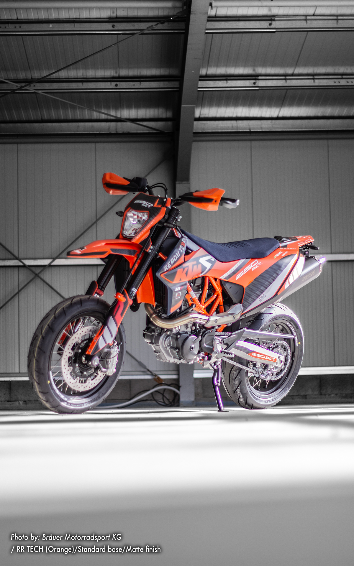 KTM 690 Enduro GRAPHICS - "RR-Tech" (Orange) - MotoProWorks