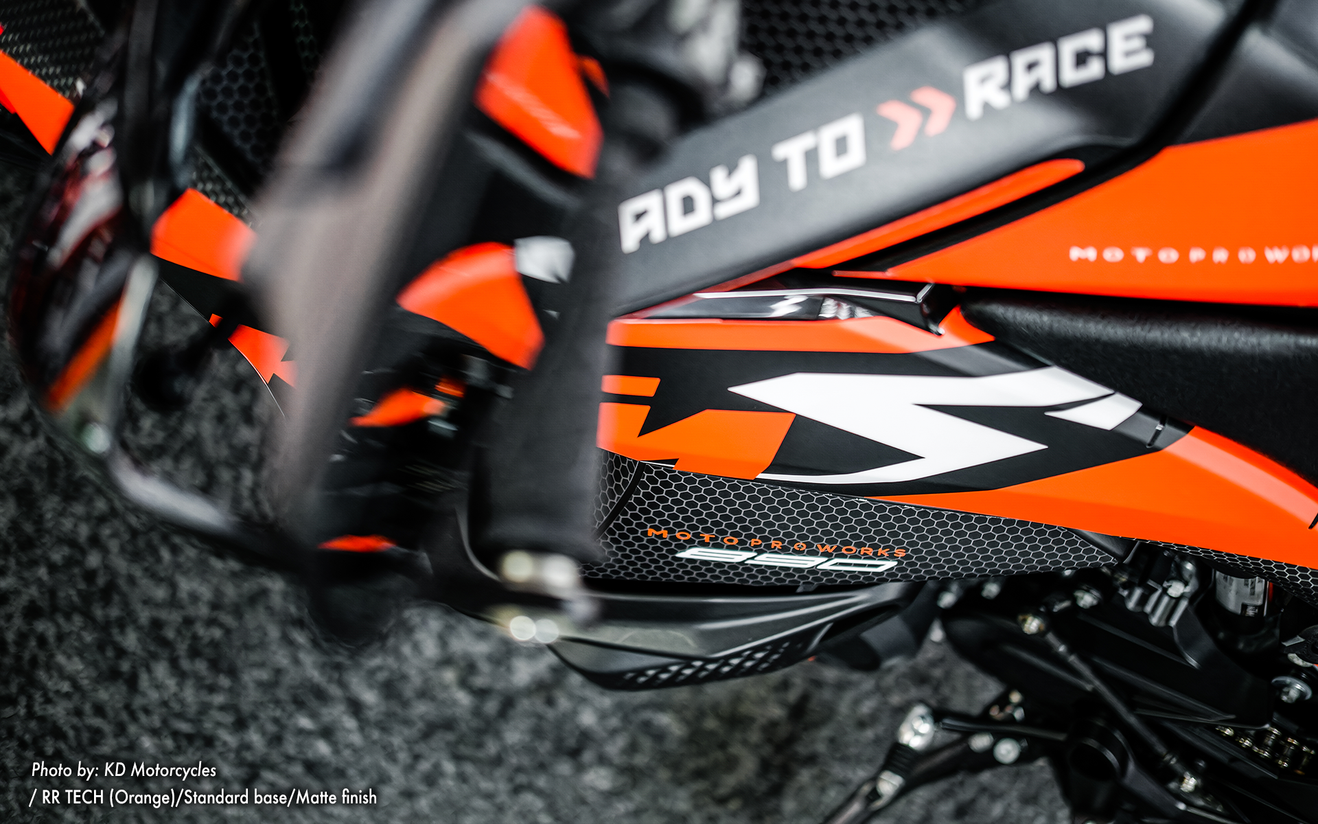 KTM 890 SMT GRAPHICS - "RR-Tech" (Orange) - MotoProWorks
