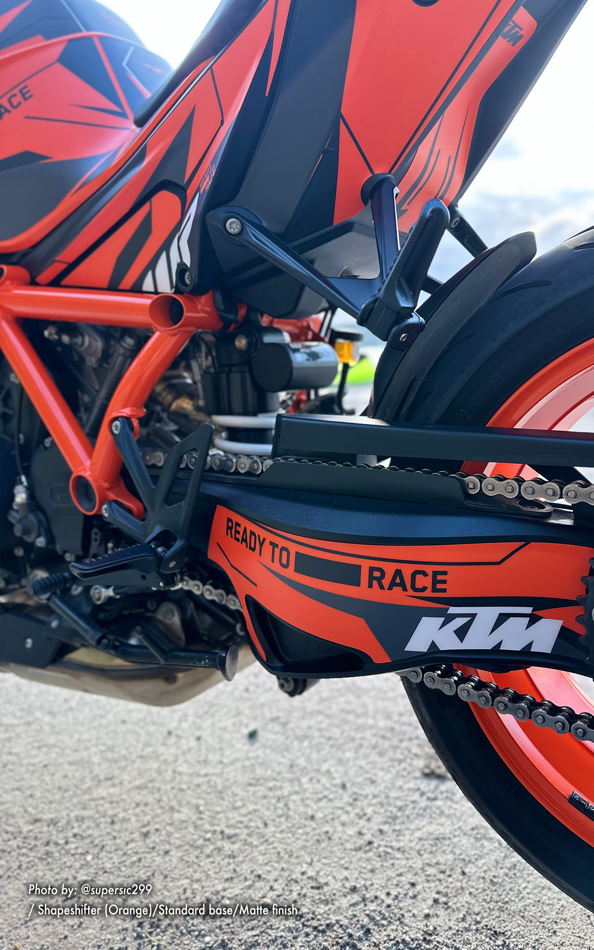 KTM 1290 Super Duke R GRAPHICS - "Shapeshifter" (Orange) - MotoProWorks