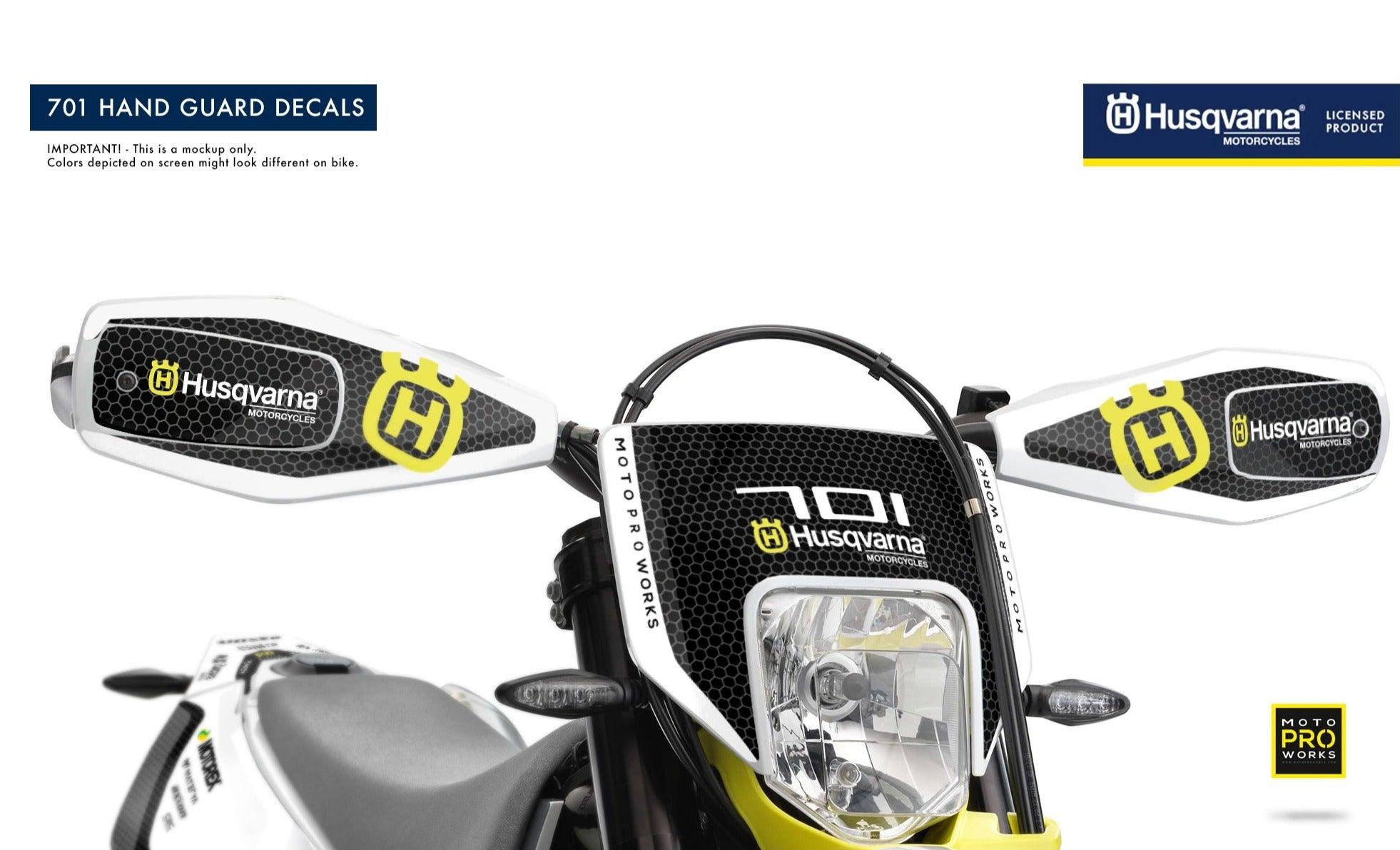 Husqvarna 701 Enduro Graphics - "RR-Tech" (White) - MotoProWorks